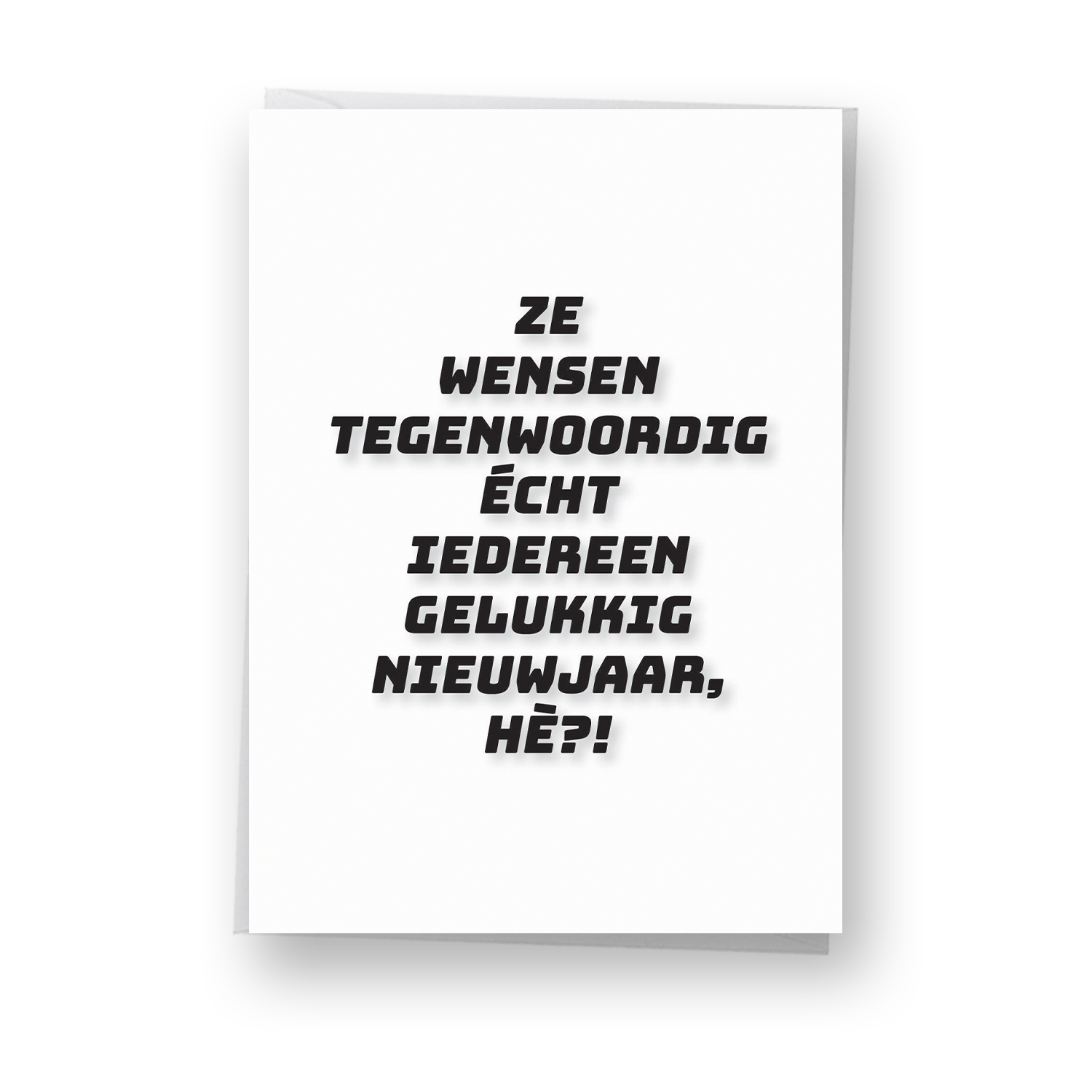 Ze wensen iedereen gelukkig nieuwjaar