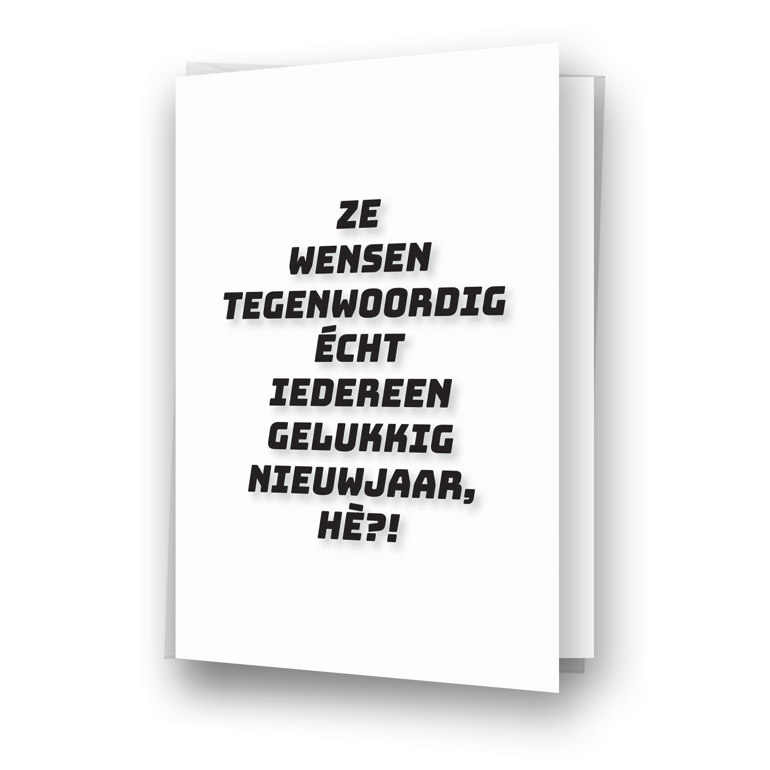 Ze wensen iedereen gelukkig nieuwjaar