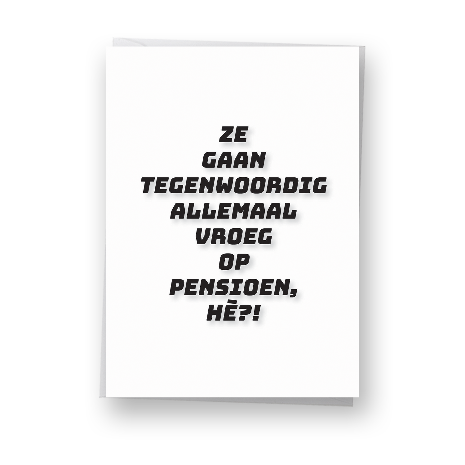 Ze gaan vroeg op pensioen