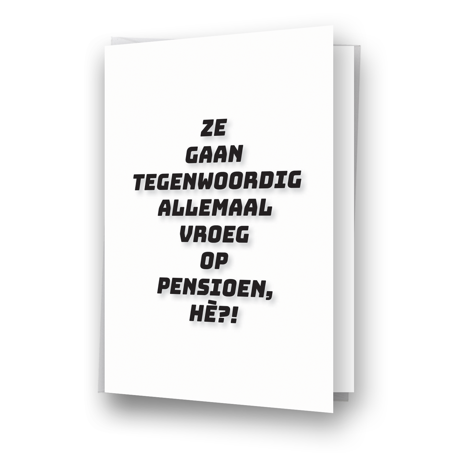 Ze gaan vroeg op pensioen