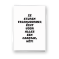 Ze sturen voor alles een kaartje