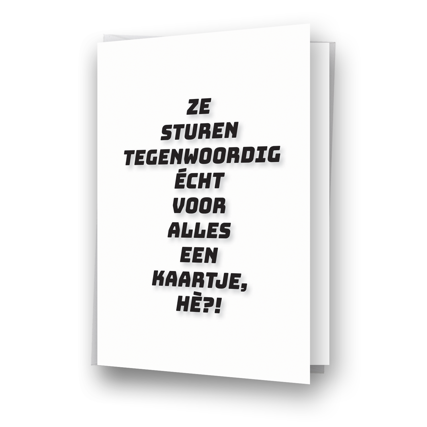 Ze sturen voor alles een kaartje